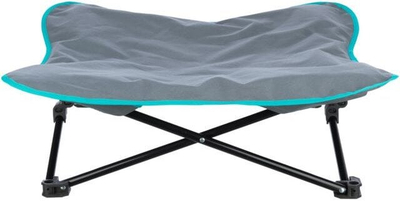 Shtrat kampingu për qen Trixie, 88x32x88 cm, deri 35 kg, gri