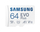 Kartë memorie Samsung MicroSDXC MB-MC64KA/EU, 64GB, Class 10, me adapter SD