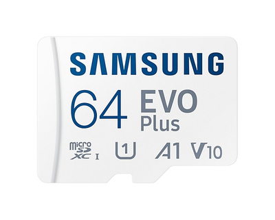 Kartë memorie Samsung MicroSDXC MB-MC64KA/EU, 64GB, Class 10, me adapter SD