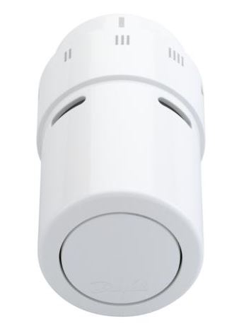 Kokë termostatike Danfoss RAX 6070, lëng termostatik, 8°C 28°C, e bardhë