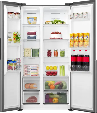 Frigorifer side by side Gorenje NRS917E41X, NoFrost Plus, 178.6 cm, inox