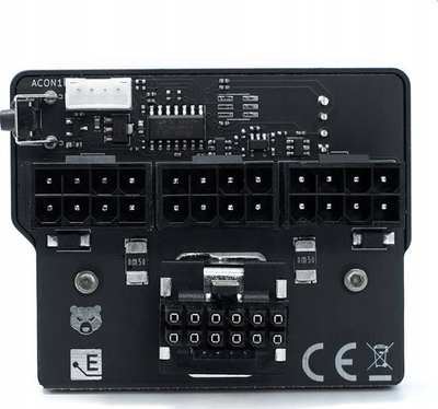 Pajisje për me mat energjinë e GPU-së Thermal Grizzly WireView GPU Reverse, 1x 12VHPWR në 3x 8-pin PCIe, ekran OLED, alumin i zi