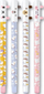 Stilolaps fshirës Flexi Abra Kolori Love, majë 0.5 mm, bojë blu, set 24 copë