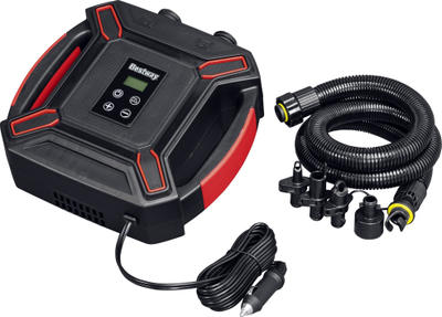 Pompë elektrike ajri BESTWAY PowerGrip DC, për makinë, portative, e zezë