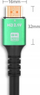 Kabllo HDMI Bounn 2.1, 3m, 48 Gb/s, e zezë