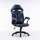 Karrige gaming Topeshop Drift, rrotulluese, me jastëkë ergonomikë, e kaltër
