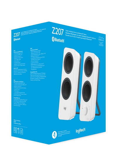 Bokse kompjuteri Logitech Z207, Bluetooth, stereo, të zinj