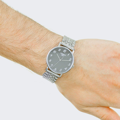 Orë për meshkuj Tissot T109.410.11.072.00, e argjendtë
