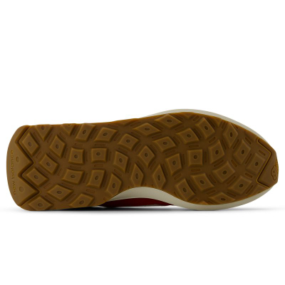 Atlete unisex New Balance U370VD, lëkurë zamujshe dhe rrjetë, taban EVA, të kuqe