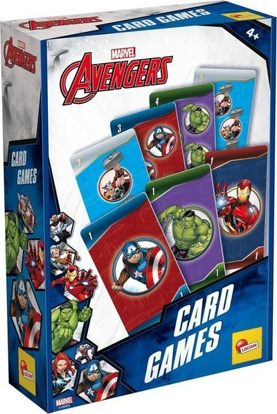 Loja me letra Ravensburger Avengers Card Games, për fëmijë, shumëngjyrëshe