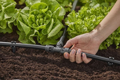 Pjesë lidhëse Gardena Micro Drip T-Joint, 13mm 1/2", e zezë