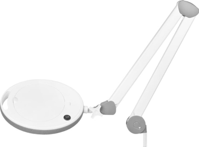 Llambë me lupë Elegante 6014, 60 LED, zmadhim 5D, me tripod, e bardhë