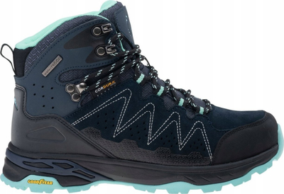Këpucë trekking Elbrus Eravica Mid WP, waterproof, për gra, blu e errët me mentol