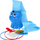 Loja tavoline Rongfei Silly Seal, elektrike, me rrjeta peshkimi, blu