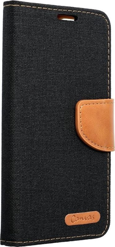 Këllëf libri Canvas për Samsung Galaxy A21s, me magnet, i zi