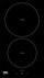 Pianurë me induksion Beko HDMI32400DT, 30cm, 2 zona gatimi, e zezë