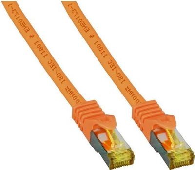 Мрежен кабел EFB Elektronik RJ45 Cat.6A, S/FTP, 20m, портокалов