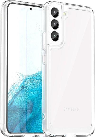 Mbulesë telefoni Hurtel Outer Space Case për Samsung Galaxy S23+, kornizë fleksibile, transparente