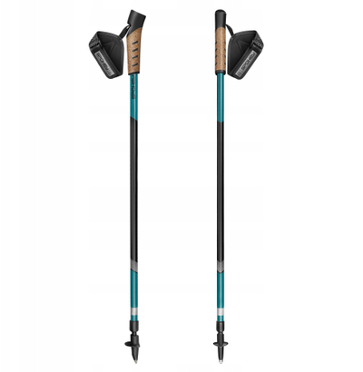 Shkopinj teleskopikë Spokey Peak SPK-944815, 105-135cm, sistem antishock, ngjyrë e përzier