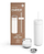 Термо шише Fellow Carter 2 in 1 Chill Set, 591 ml, вакуум изолација, мат бела