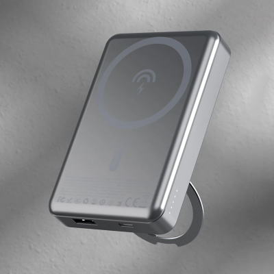 Power bank Dudao K28, 10000mAh, 22.5W PD MagSafe, gri