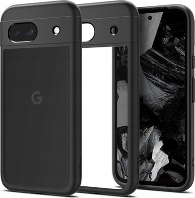 Mbulesë telefoni Spigen Ultra Hybrid për Google Pixel 8a, mbrojtëse, e zezë mat