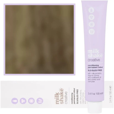 Bojë flokësh Milk Shake Creative Conditioning, 100ml, permanente, nuanca 8.1/8A bionde hiri