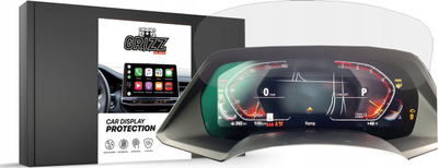 Mbulesë ekrani GRIZZ MatteScreen për BMW 5 G30 Live Cockpit 12.3", film mat, i tejdukshëm