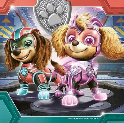 Puzzle Ravensburger Paw Patrol The Mighty Movie, 2x12 copa, për kalamaj 3+
