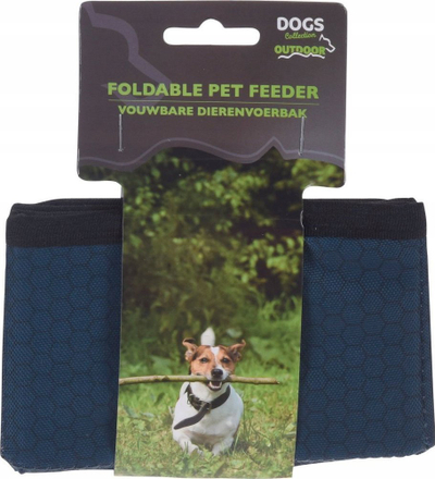 Tas udhëtimi Pets Collection Travel Foldable Dog Bowl, i palosshëm, 20x15x9 cm, kafe