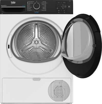 Tharëse rrobash Beko BM3T37239WBB, 7 kg, me pompë nxehtësie A++, e bardhë