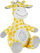 Lodër pelushi Milly Mally Milly Giraffe, me projektor, me muzikë, shumëngjyrëshe
