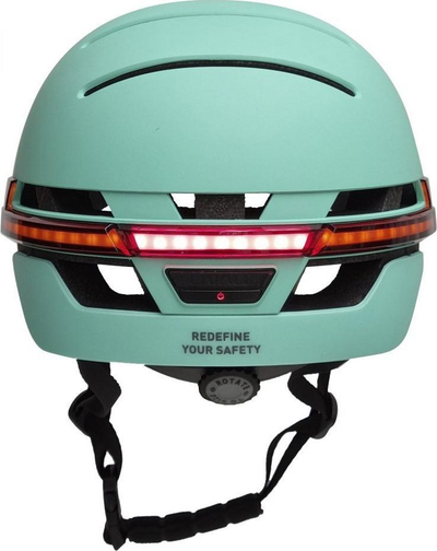 Helmetë biçiklete Livall BH51M Neo, inteligjente me LED dhe Bluetooth, madhësia M 54–58 cm, ngjyrë mint
