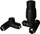 Set valvulash radiator Vario Term Integra Right, termostatike, black matte