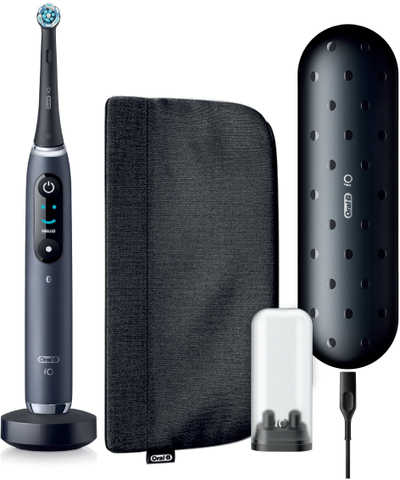 Furçë dhëmbësh elektrike Oral-B iO 9 Black Special Series, magnetike, me sensor presioni, e zezë