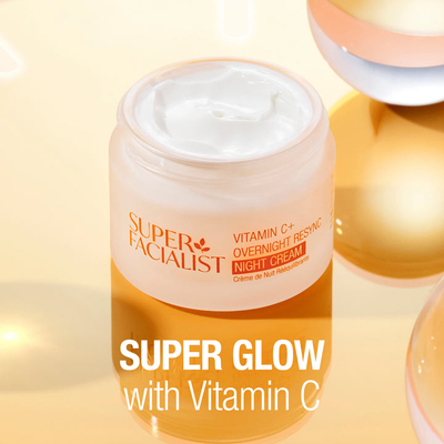 Krem nate për fytyrë Super Facialist Vitamin C Overnight Resync Night Cream, 50ml