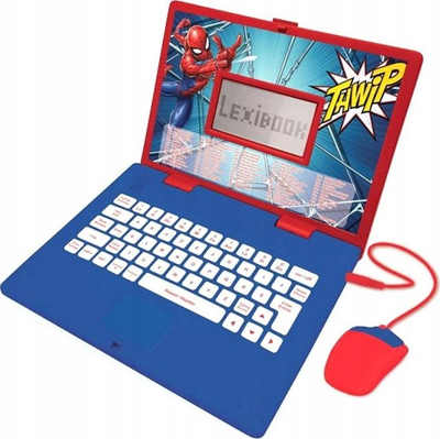 Laptop edukativ Lexibook Spider-Man JC598SPI21, shumë gjuhë, aktivitete mësimi, shumëngjyrësh