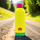 Shishe çeliku FLUO Bottle 0.5L, 500 ml, çelik inox, shumëngjyrëshe