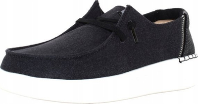 Këpucë slip on HEYDUDE Wendy Rise, për goca, tekstil, blu e errët