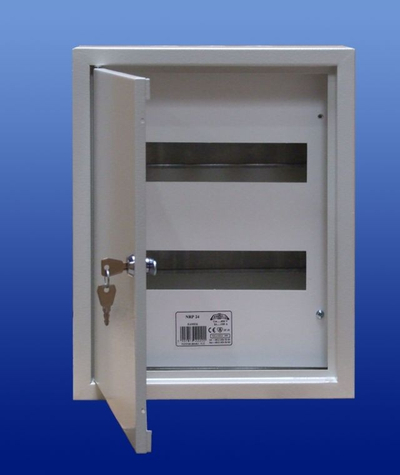 Kuti shpërndarëse Sabaj NRP-24-BIS Z, 24 module, sipërfaqësore, e bardhë