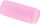 Rula flokësh Flat Velcro, 2.5 cm, set me 12 copë, rozë