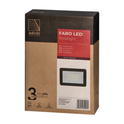 Reflektor LED 100W, 4000K, IP65, i zi