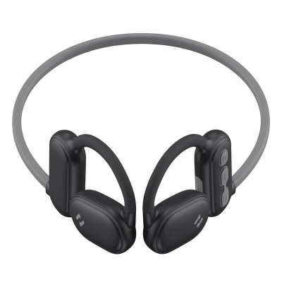 Kufje sportive pa tela Havit E553BT, Bluetooth 5.3, USB-C, të zeza, set 2 copë