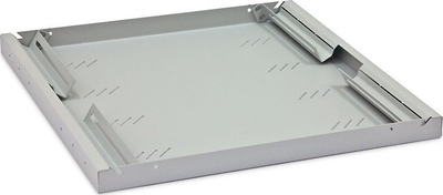 Raft 19" për rack RAB UP 150 A4, 1U, 150mm, mban deri 15kg, i zi