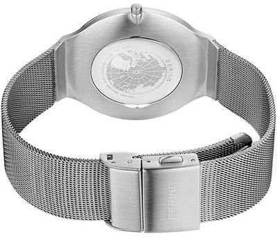 Orë grash Bering Ultra Slim 18440-004, e argjendtë