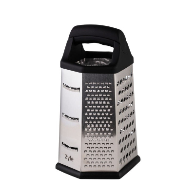 Rallë kuzhine Zyle ZY326GRB, gjashtëanëshe, çelik inox, e zezë