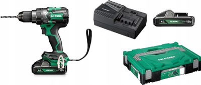 Stërvitëse kaçavidë HiKOKI DS18DBSLWFZ, 18V, brushless, jeshile me të zezë