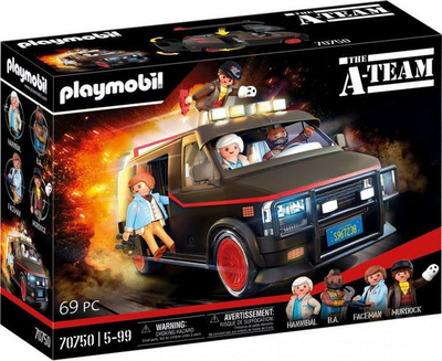 Set lodër Playmobil The A-Team Van (70750), 69 copa