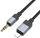Kabllo audio Hoco UPA32A, AUX 3.5mm në Lightning, 1m, e zezë