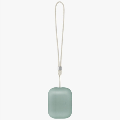 Mbulesë silikon për kufje Uniq Lino për AirPods Pro 3, kasë mbrojtëse karikimi, e gjelbër